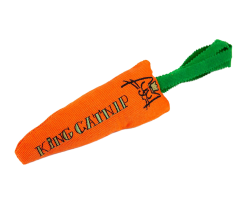 King Catnip Carotte 26cm - Jouet Naturel pour Chats