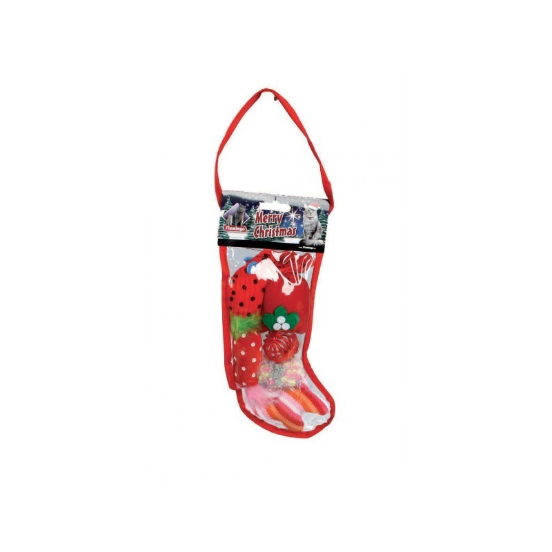 Bottes de Noël pour chat - Confort et style festif