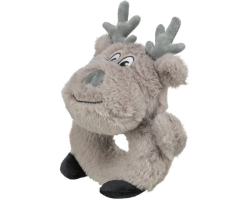 Renne en peluche pour chiens - Jouet doux et amusant