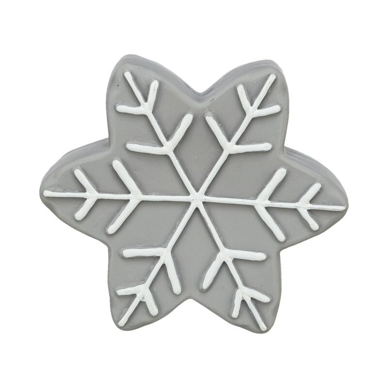 Flocon de neige en latex pour chiens - Jouet amusant et durable