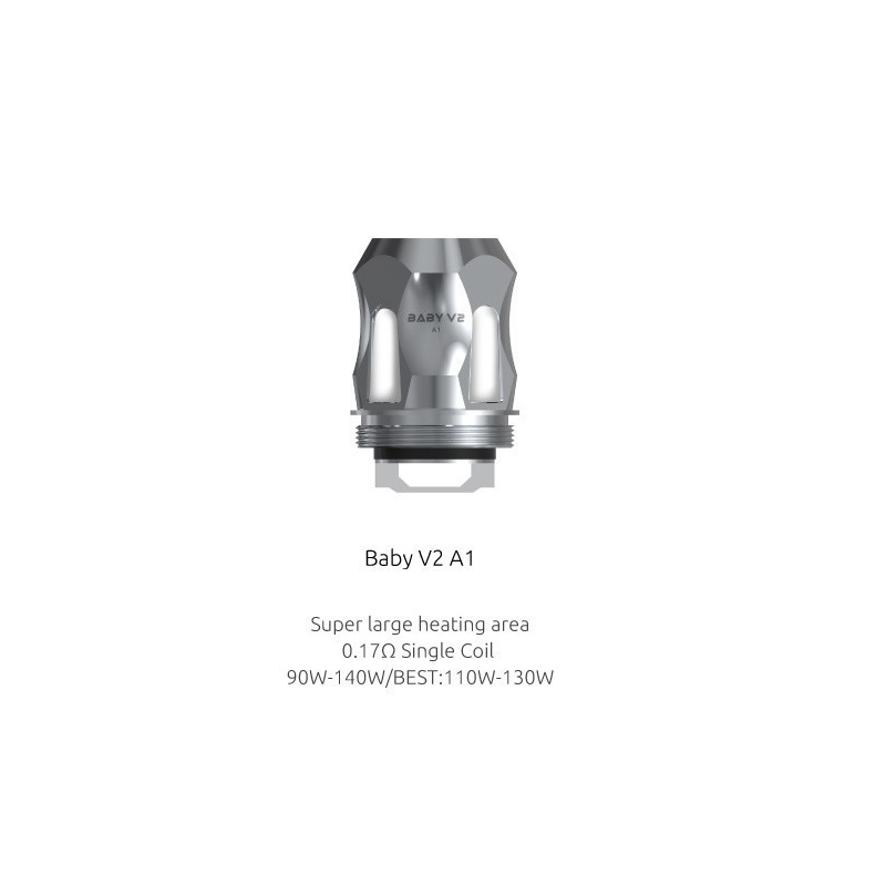 Résistance TFV8 Baby V2 A1 A2 A3 - Smok | Cigarettes Électroniques