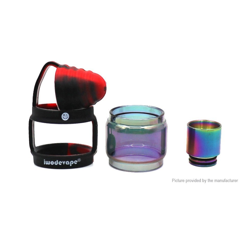 Drip Tip + Pyrex + Silicone ELLO Duro - Iwodevape | Cigarettes Électroniques