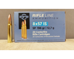 Munitions PPU 8x57 IS, 196 gr SP - Performance et Précision