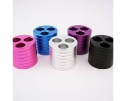 Support e-cigarette triple en aluminium anodisé | Rangement pratique