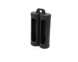 Protection silicone double accu 18650 - Etui haut de gamme pour vaping