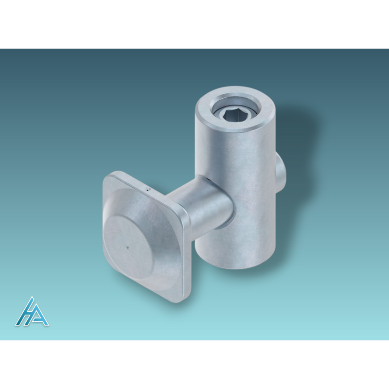 Jonction rapide 0° R6 B en acier galvanisé pour assemblages efficaces