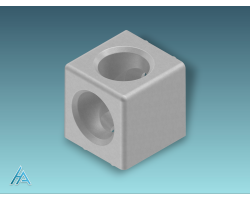 Raccord en cube 30/2 B - Accessoire de sécurité pour constructions ludiques