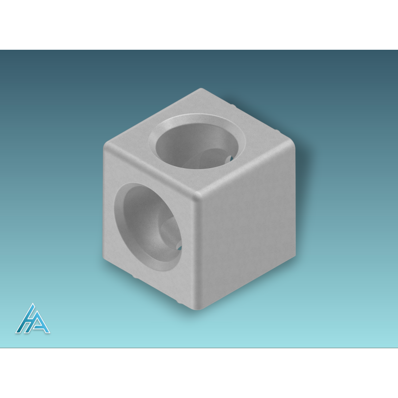 Raccord en cube 30/2 B - Accessoire de sécurité pour constructions ludiques