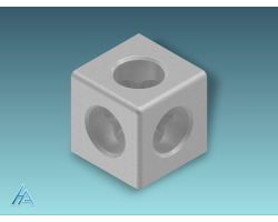 Raccord en cube 45/3 B - Assemblage sécurisé et durable