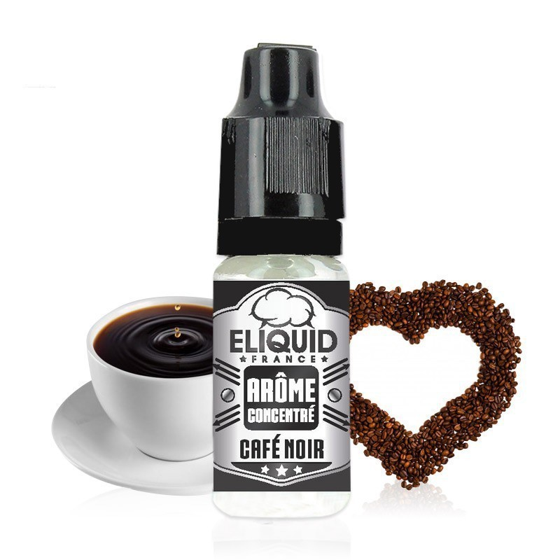 Arôme Concentré Café Noir - Eliquide France 10 ml