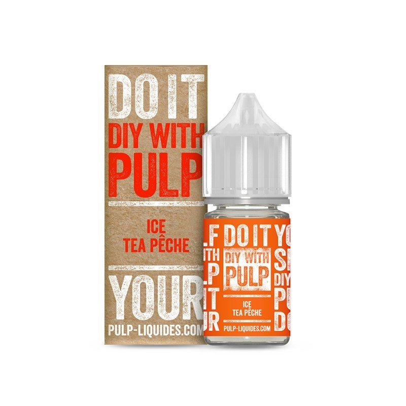 Arôme Concentré Ice Tea Pêche DIY PULP 30ml - Cigarettes Électroniques
