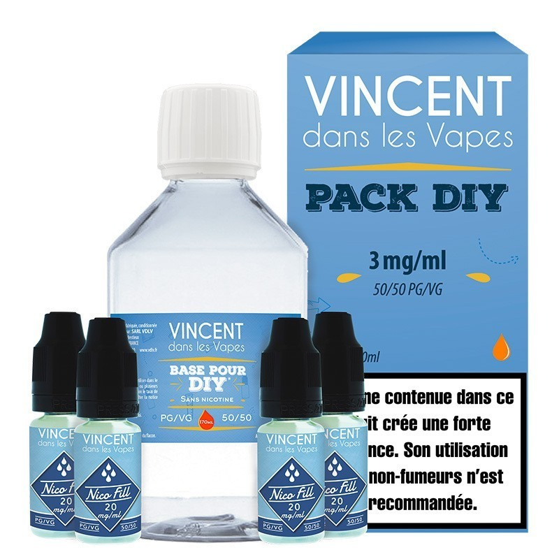 Pack DIY TPD 50/50 250ml - Vincent dans les vapes | Cigarettes Électroniques