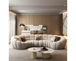 Kaskar Corner Set - Canapé sculptural et modulable pour grands espaces