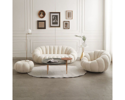 Daisy Sofa Set - Ensemble de canapés haut de gamme en bouclé