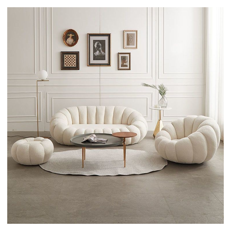 Daisy Sofa Set - Ensemble de canapés haut de gamme en bouclé