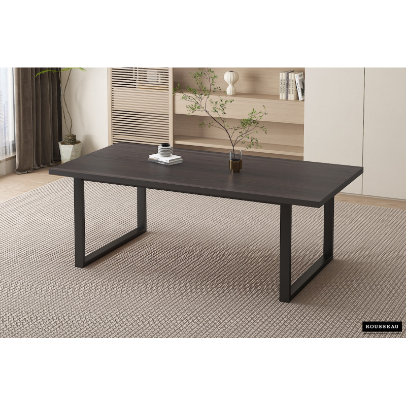 Table 'Alexander' 200 cm - Décor Brun Foncé | Meubles modernes