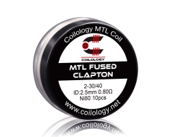 Pack 10 MTL Fused Clapton NI80 - Coilology | Cigarettes Électroniques