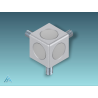 Raccord en cube 30/3 B SILVER SET - Design haut de gamme