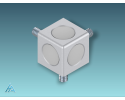 Raccord en cube 45/3 B SILVER SET - Jouets et Jeux