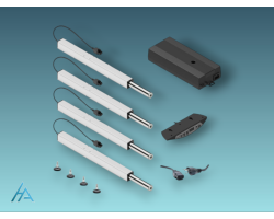 Système de réglage en hauteur Ergoswiss électrique SLA.3 - 600 kg