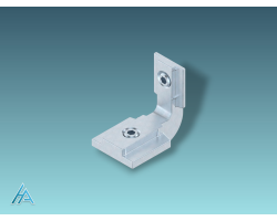 Équerre interne 6/8 R - Raccords de profilés faciles et élégants