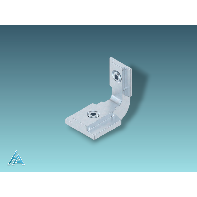 Équerre interne 6/8 R - Raccords de profilés faciles et élégants