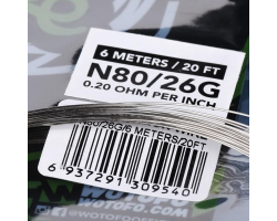 Bobine Ni80 Competition Wire - Wotofo pour un vapotage performant