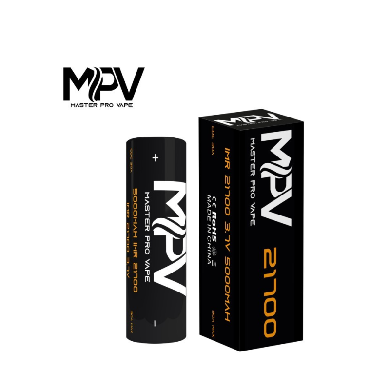 Accu 21700 5000mAh 30A/90A - MPV pour Cigarettes Électroniques