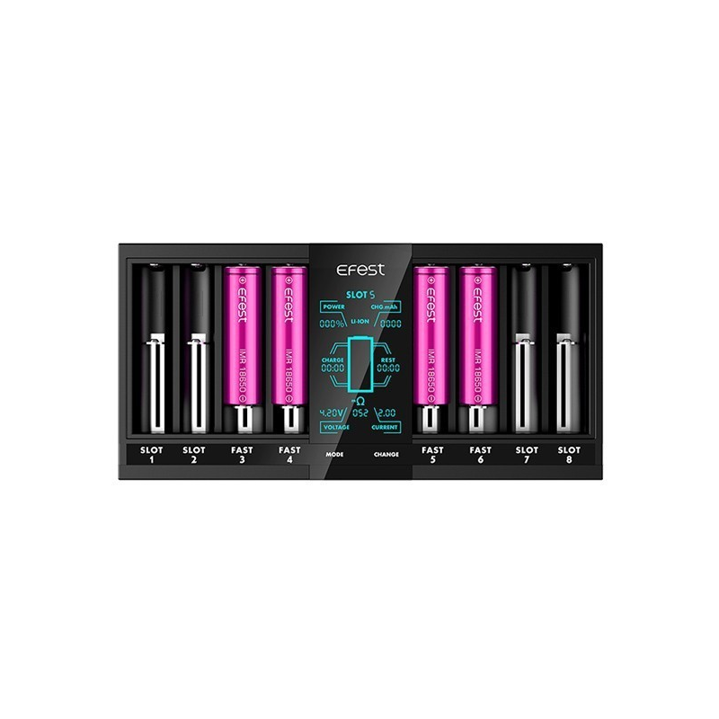 Chargeur Luc V8 - Efest pour Accus | Performance et Sécurité