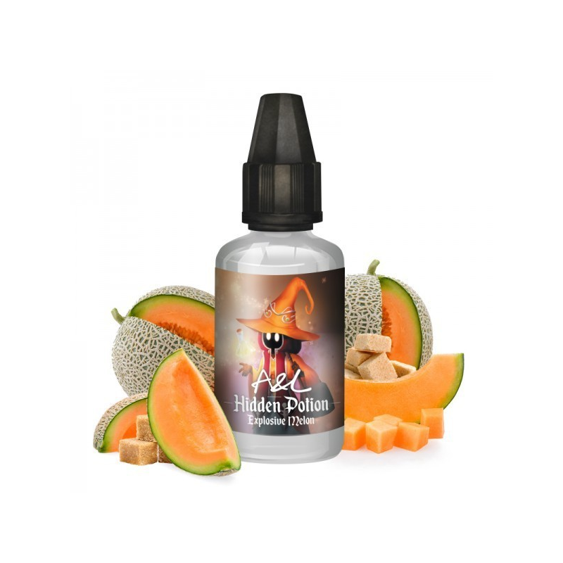 Concentré Explosive Melon Hidden Potion A&L 30ml - Arôme haut de gamme pour e-liquides DIY