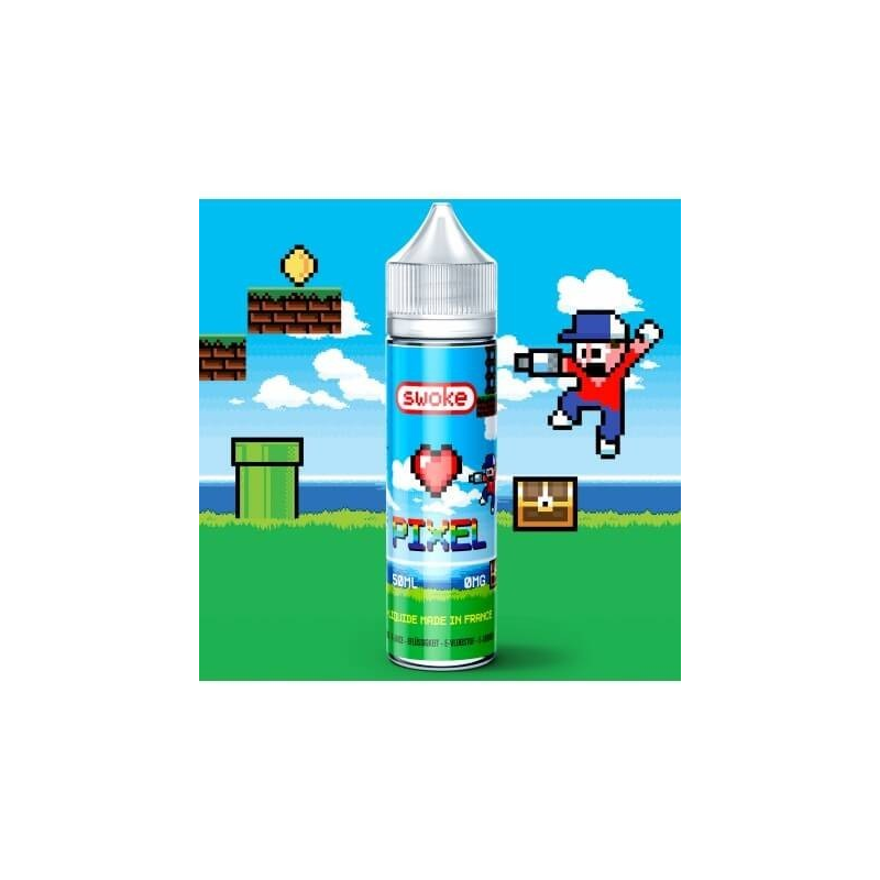 Pixel - Swoke 50ml : E-liquide premium pour vapotage personnalisé