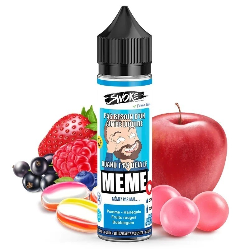 E-liquide Meme - Swoke 50ml haut de gamme pour vapotage