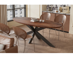 Table Tommy 220x100 cm Ovale - Meuble en Bois de Manguier