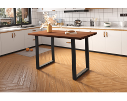 Table de comptoir 'Nicola' 160 cm en bois de manguier | Meubles de qualité