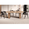 Achetez la table 'Lagos' 220 cm Ovale Décor Chêne Vieilli