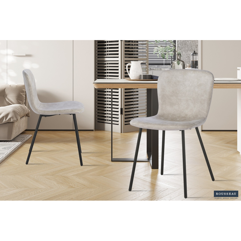 Chaise 'Susan' PU Beige - Élégance et confort | Meubles