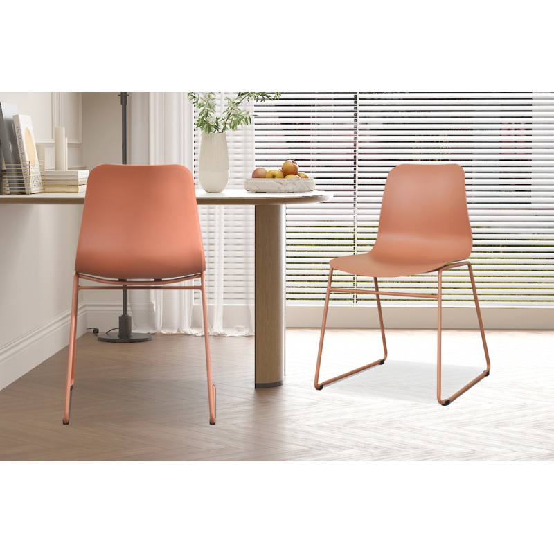 Chaise 'Marie' PP Terracotta - Élégance et confort