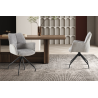 Chaise Lamor pivotante en tissu Davis Perfect Harmony 85 gris | Meubles modernes