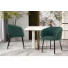 Chaise 'Sevilla' Tissu Vert – Élégance et Confort | Meubles