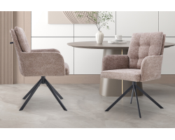 Chaise Granada pivotant à 0 en tissu Davis Bliss 75-18 Sand