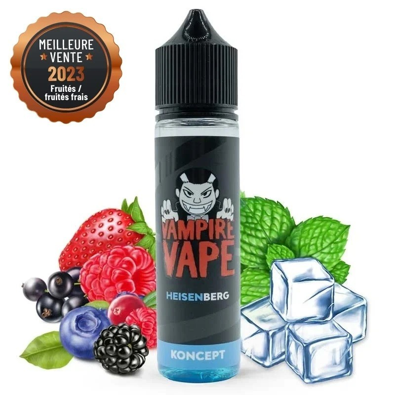 Heisenberg - Vampire Vape 50ml : E-liquide haut de gamme pour vapotage