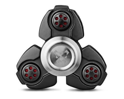 Hand Spinner Tri Fidget Noir - Concentration et Détente