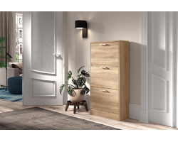 Rangement chaussettes 'Carini' 3 tiroirs Sonoma - Meublé votre espace