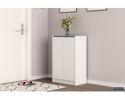 Rangement chaussette 'Lilly' 2 portes - Meuble pratique et élégant