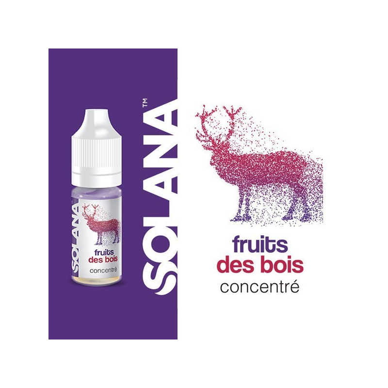 Arôme concentré Fruits des Bois - Solana 10ml | Vaping