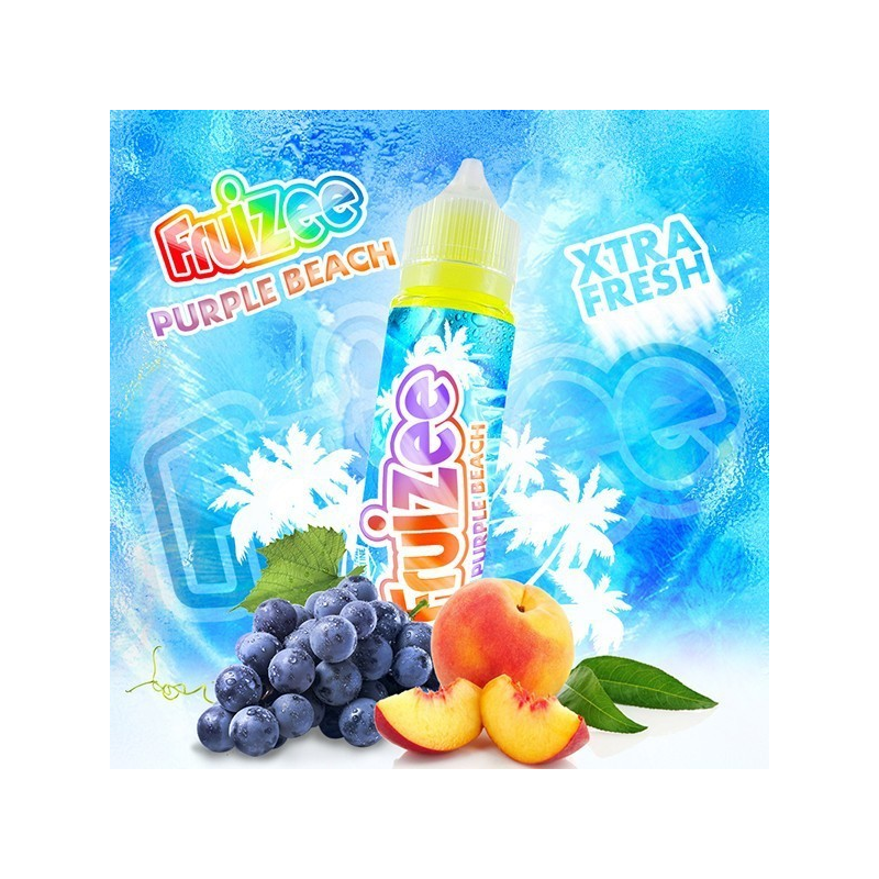 Purple Beach Xtra Fresh Fruizee 50ml - E-liquide haut de gamme sans nicotine