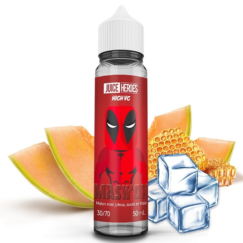 Mask'on - Juice Heroes 50ml: E-liquide Premium Sans Nicotine