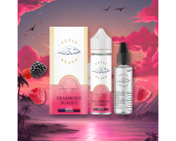 Framboise Sunset - Petit Nuage 60ml | E-liquide Haut de Gamme