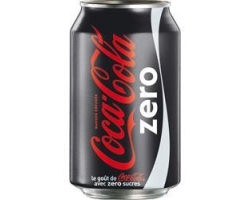 Boite Coca Zero 33cl - Rafraîchissement sans calories