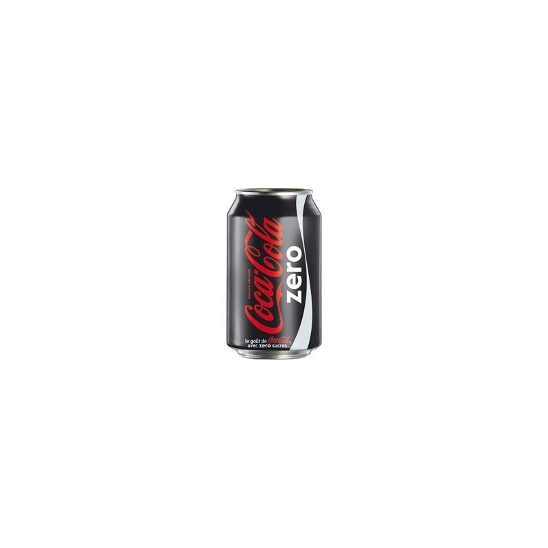 Boite Coca Zero 33cl - Rafraîchissement sans calories